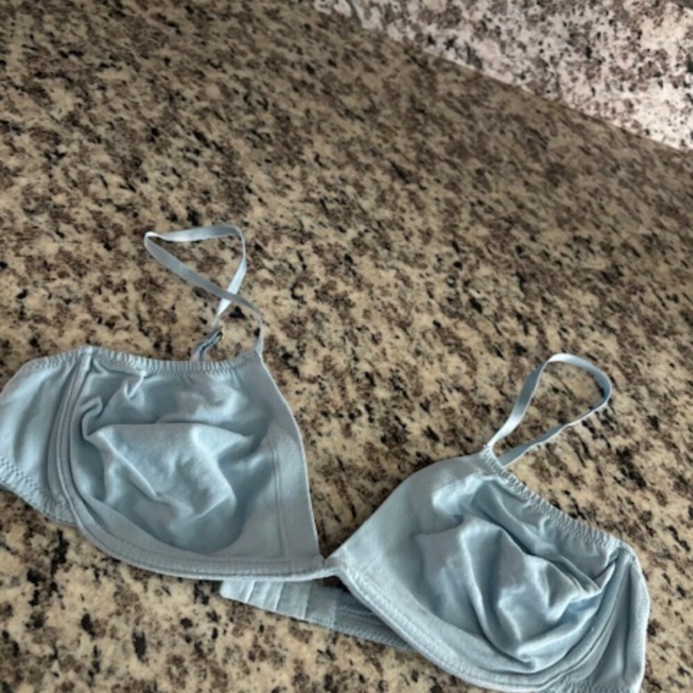Victoria Secret unlined blue V shaped bra (34B) - REDUCED!
